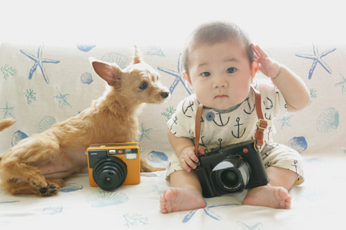 LeicaQ typ116 Summilux28mm F1.7 ASPH｜作例｜赤ちゃん＆犬