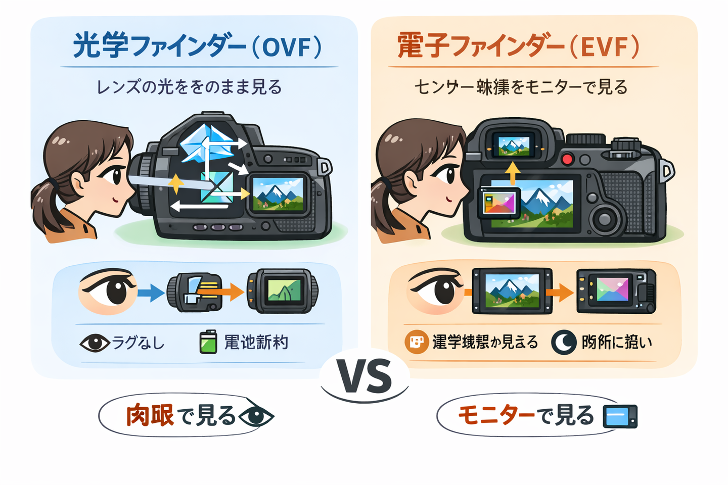 EOS R6 Mark ⅲ RF24-70 f2.8 L USMをレビュー｜光学ファインダーとEVFの違い