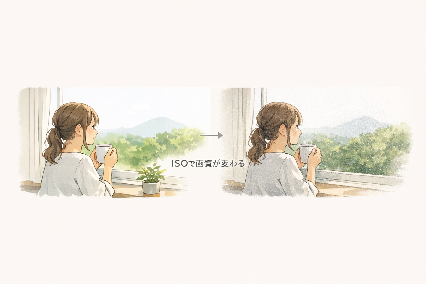 ISOで画質を守る｜ミラーレスカメラの背面液晶で露出を見極める